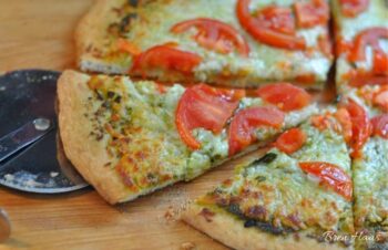 Grilled Pesto Pizza Recipe