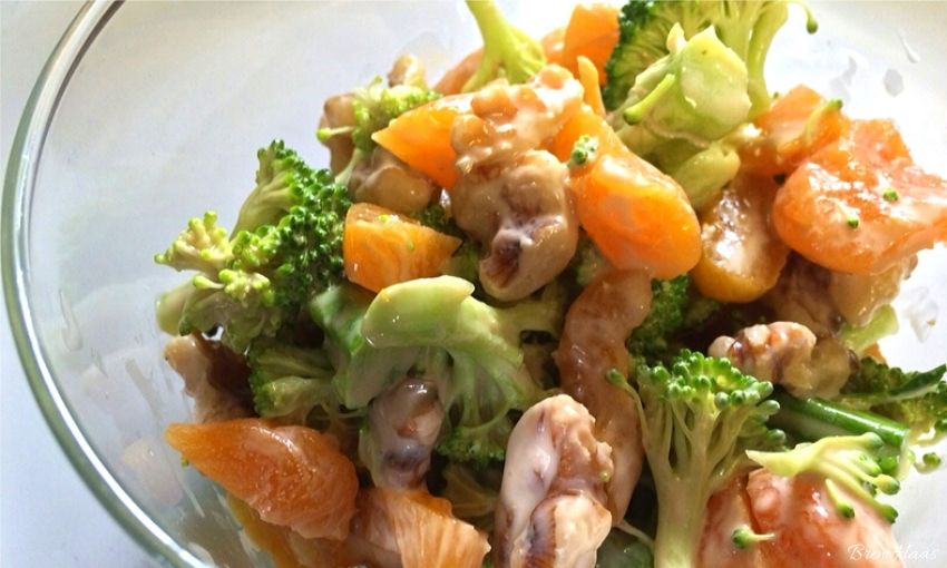 Brens’ Apricot, Walnuts and Broccoli Salad Recipe