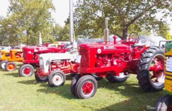 tractors at the Festival