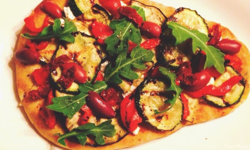 Easy To Create Rustic Veggie Loaded Easy Pizza Recipe