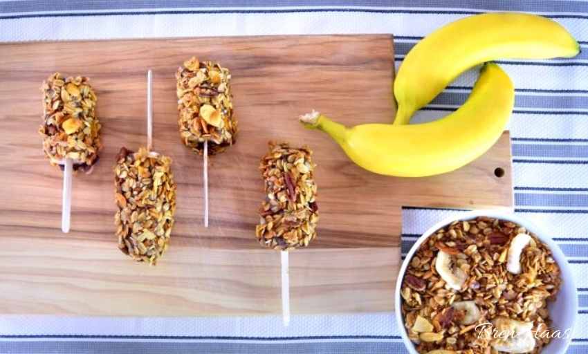 Banana Granola Pops Recipe