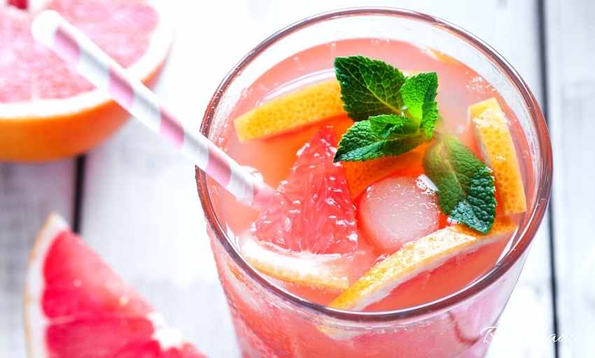 Mint Grapefruit Lemonade Recipe