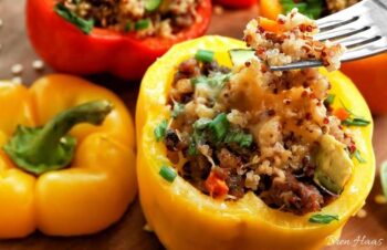 bell peppers and ancient grains