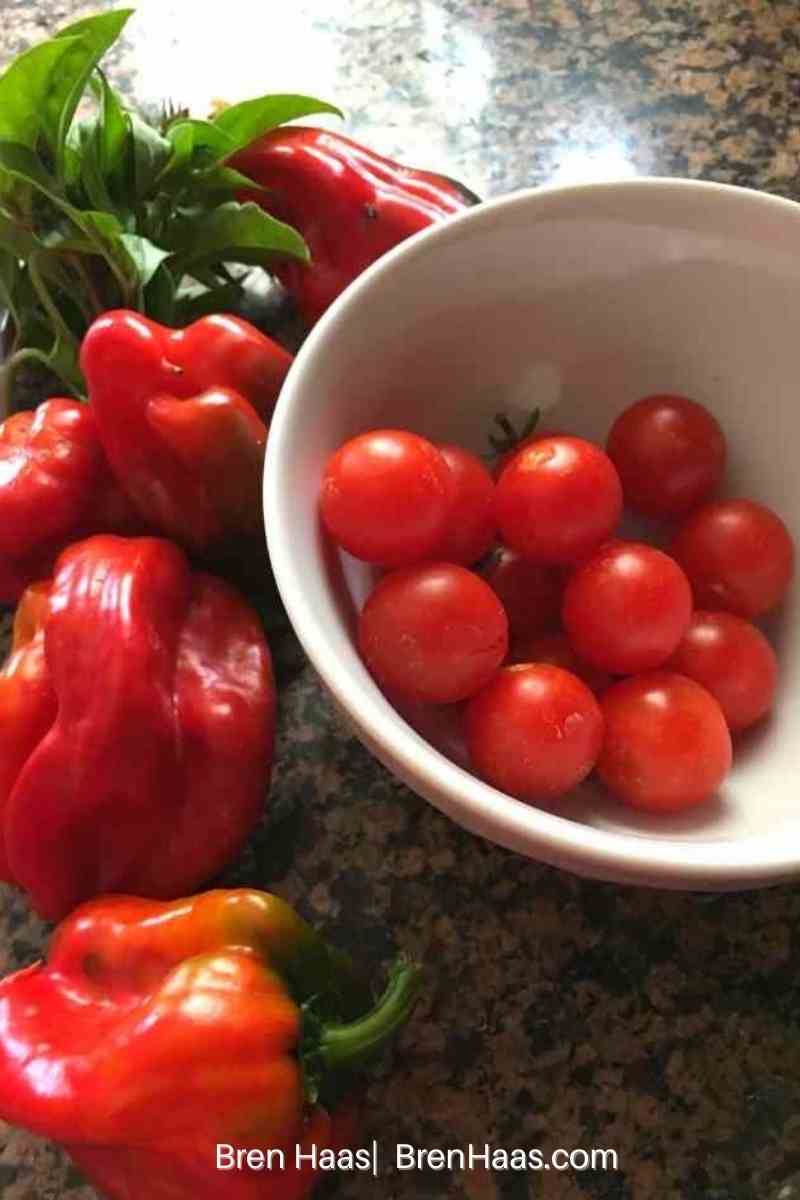 Red is The Healthy Harvest Color Today | Peppers and Tomatoes