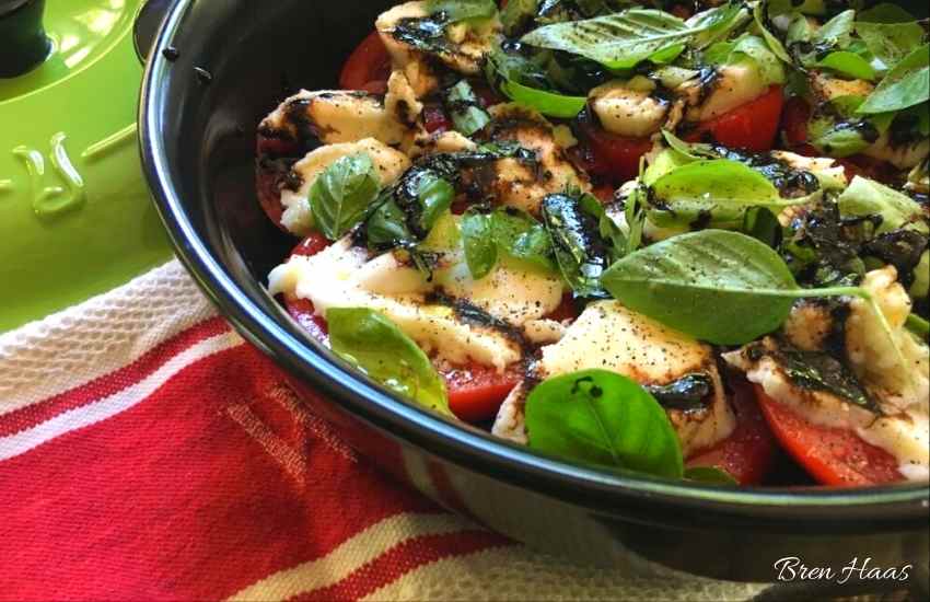 Super Easy Garden Fresh Caprese Salad Recipe