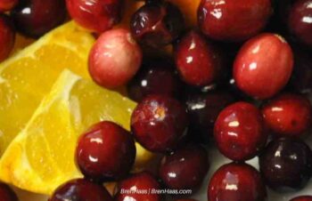 Fresh Cranberry and Oranges
