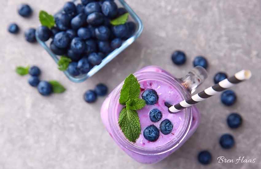 Kick Start the Day Blueberry Smoothie Recipe