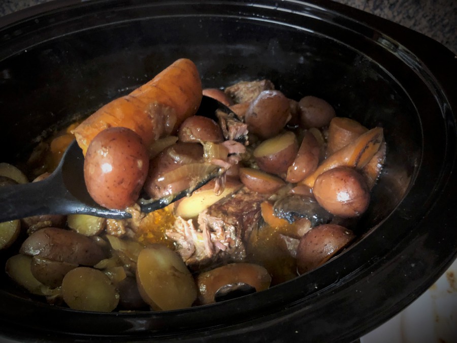 Easy Pot Roast Prepared in Slow Cooker Recipe