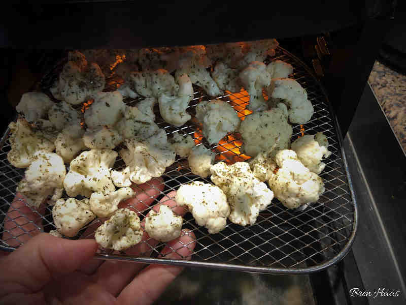 Roasting Cauliflower in Air Fryer