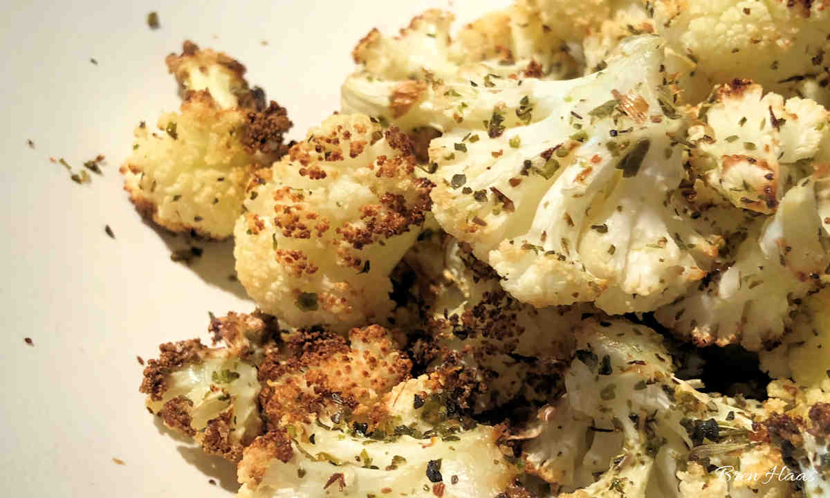 Oven Air Fryer Roasted Cauliflower Recipe