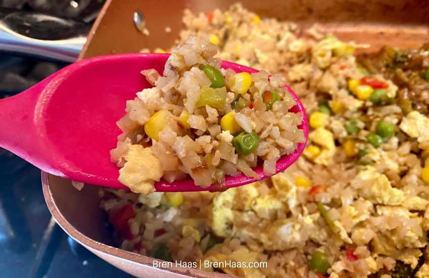 Riced Cauliflower Stir Fry Recipe