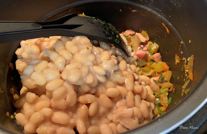 beans after pressure cooker soak