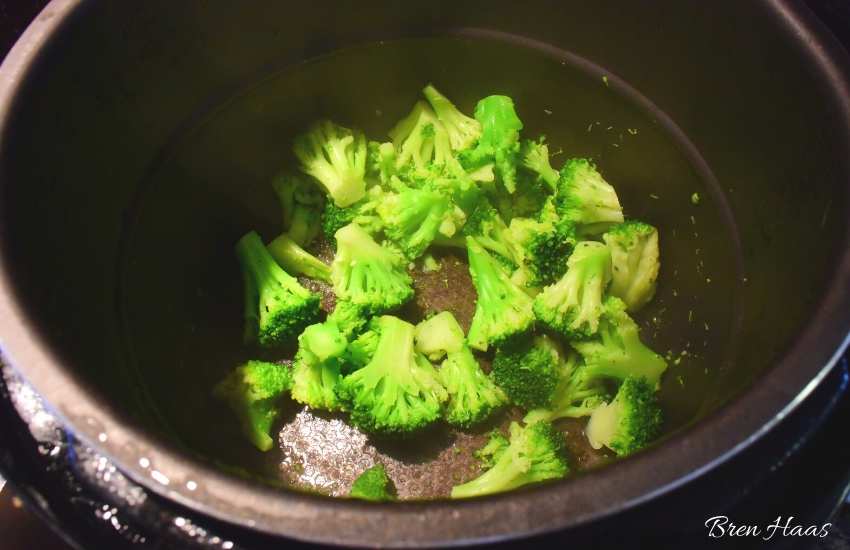 defrosting broccoli