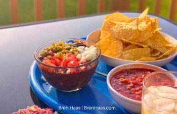 Black Bean Bandit Dip as Appetizer