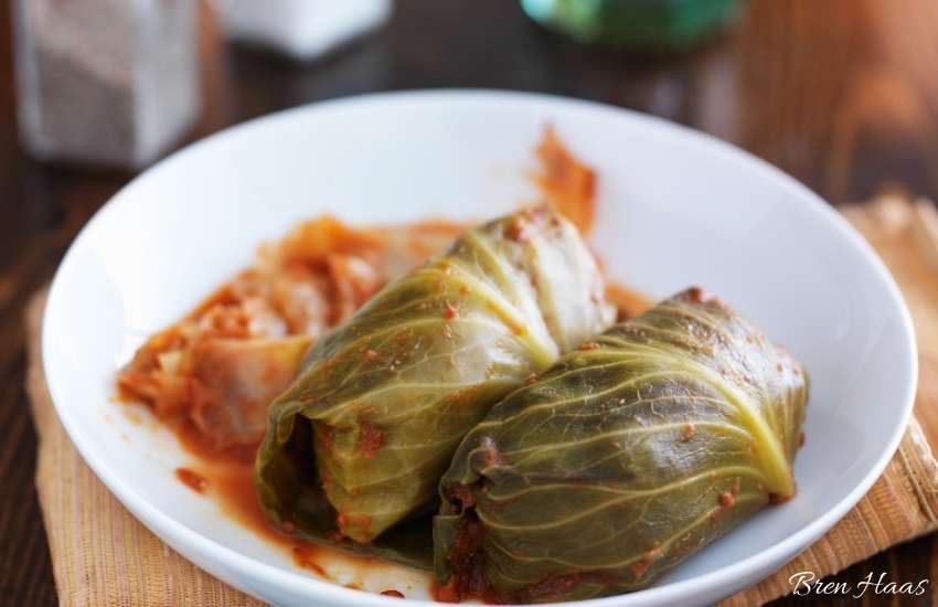 cabbage rolls for dinner