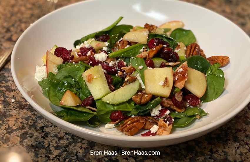 Thanksgiving Salad with Maple Vinaigrette Recipe