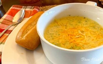 Broccoli and Cheese Cheat Soup!