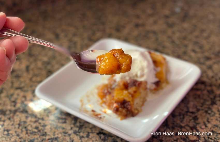 Peach Cobbler Bite