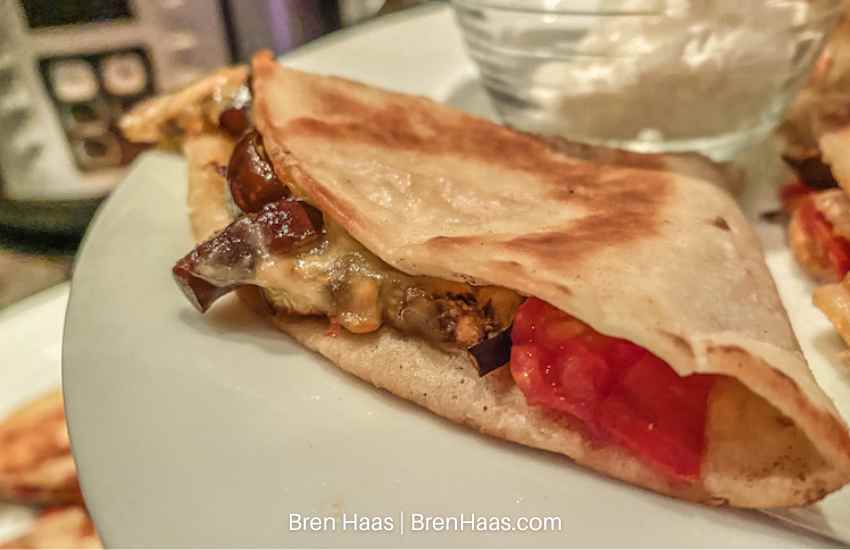 Mystery Zucchini Squash Vine Quesadilla