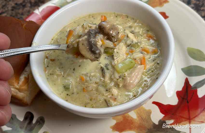 Leftover turkey wild rice soup recipe