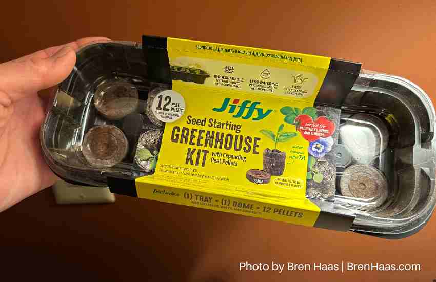 Jiffy Greenhouse Windowsill Kit