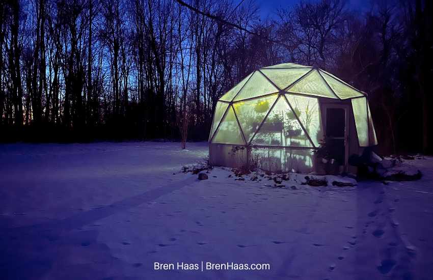 Evening December Dome Update Video