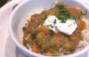 coconut curry lentil vegetable stew recipe